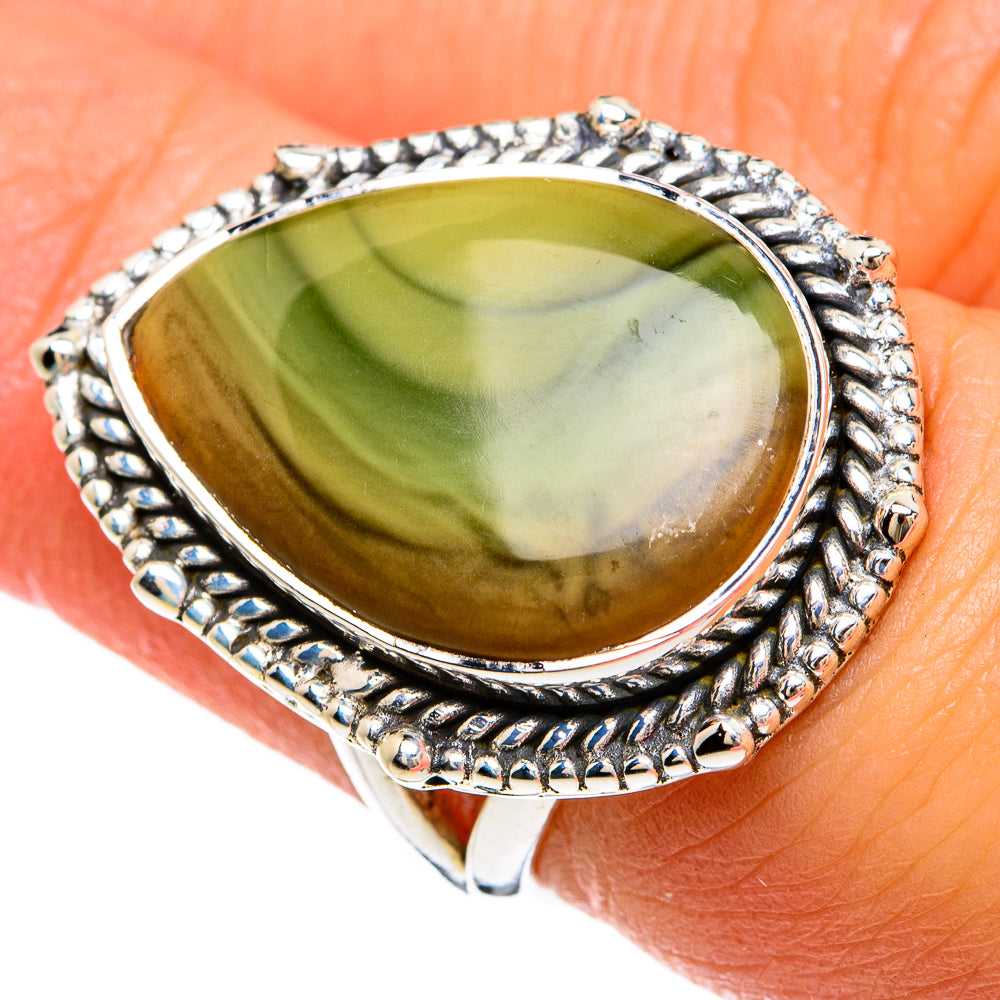 Willow Creek Jasper Rings handcrafted by Anasilvercos - RING81512