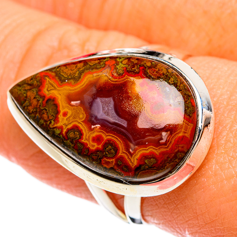 Moroccan Agate Rings handcrafted by Anasilvercos - RING81516