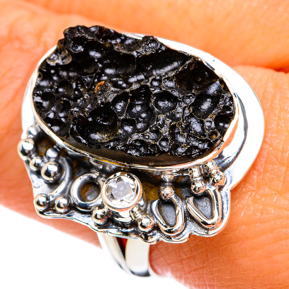 Tektite Rings handcrafted by Anasilvercos - RING81528