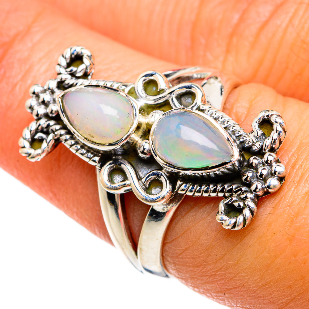 Ethiopian Opal Rings handcrafted by Anasilvercos - RING81534
