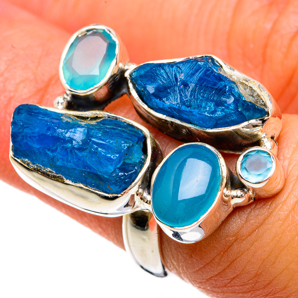 Apatite Rings handcrafted by Anasilvercos - RING81546