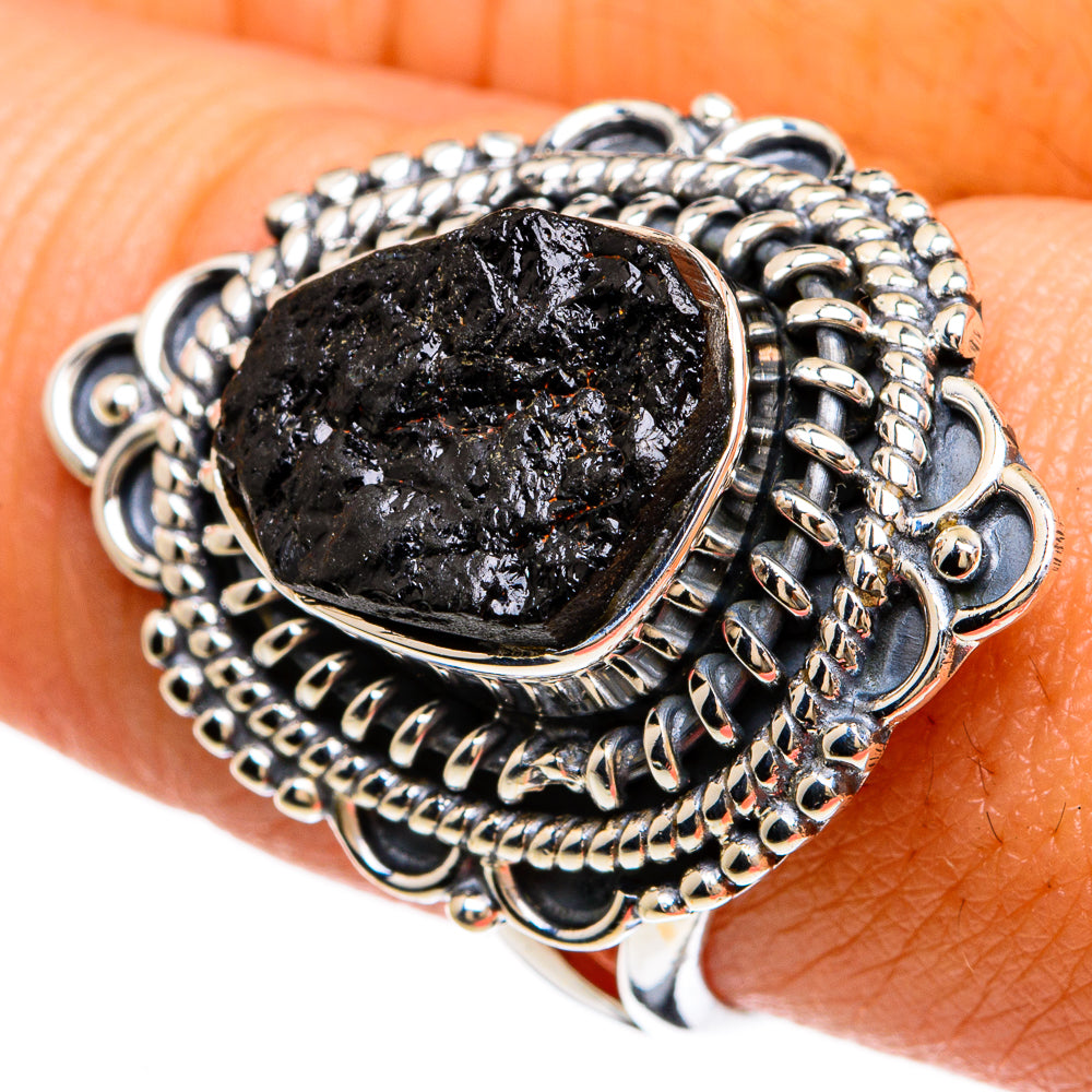 Tektite Rings handcrafted by Anasilvercos - RING81564