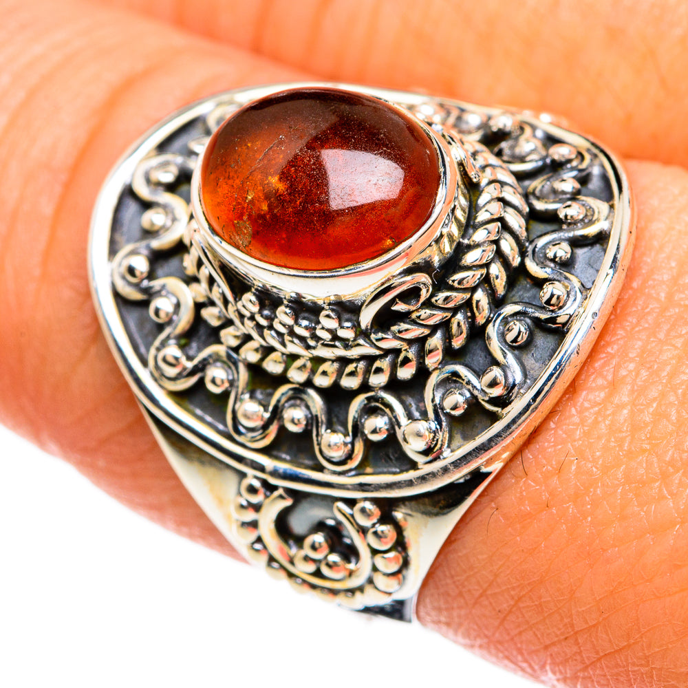 Carnelian Rings handcrafted by Anasilvercos - RING81587