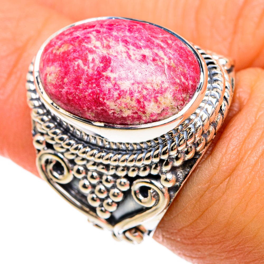 Thulite Rings handcrafted by Anasilvercos - RING81590
