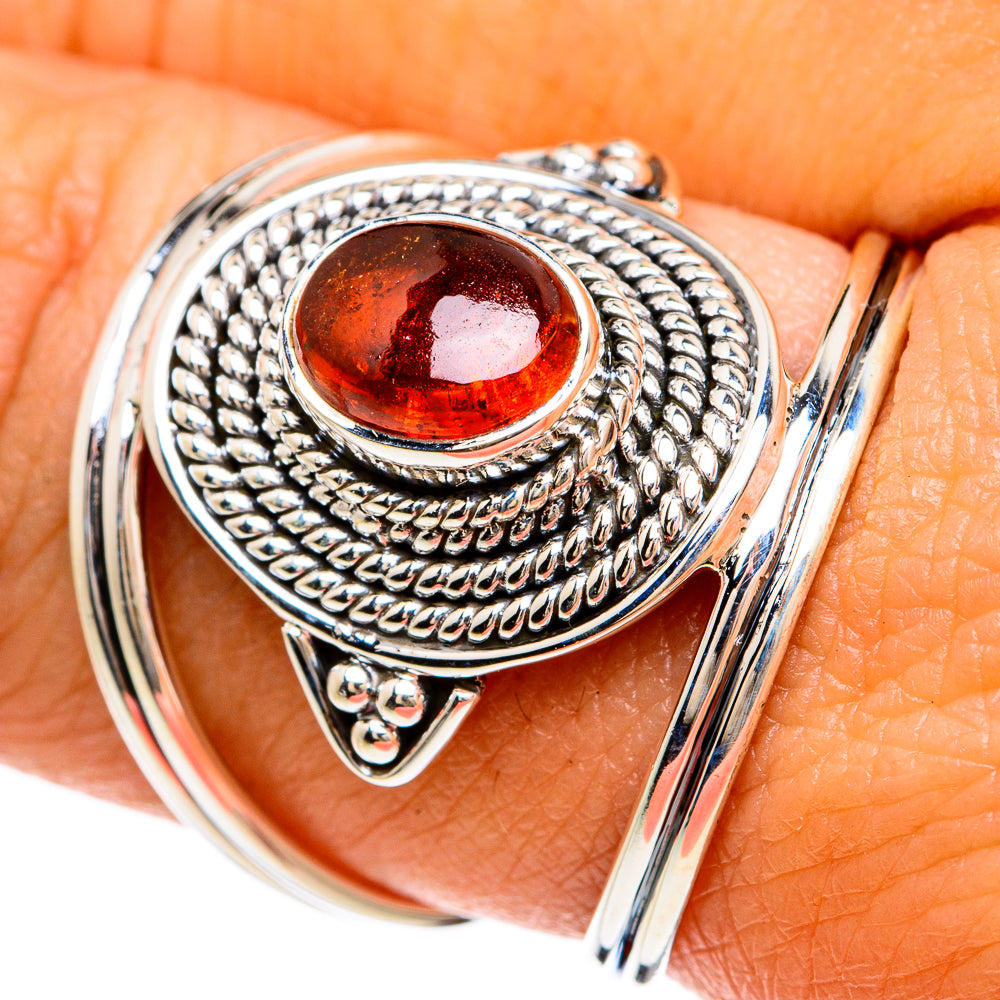 Carnelian Rings handcrafted by Anasilvercos - RING81617