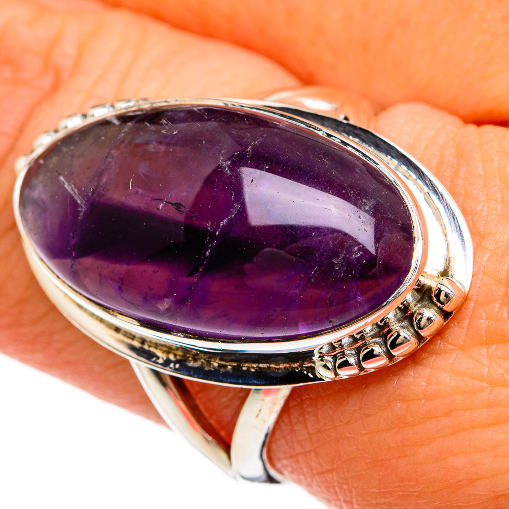 Amethyst Rings handcrafted by Anasilvercos - RING81651