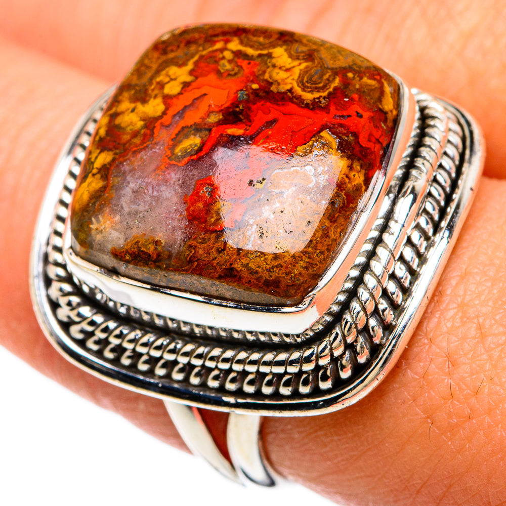 Moroccan Agate Rings handcrafted by Anasilvercos - RING81745