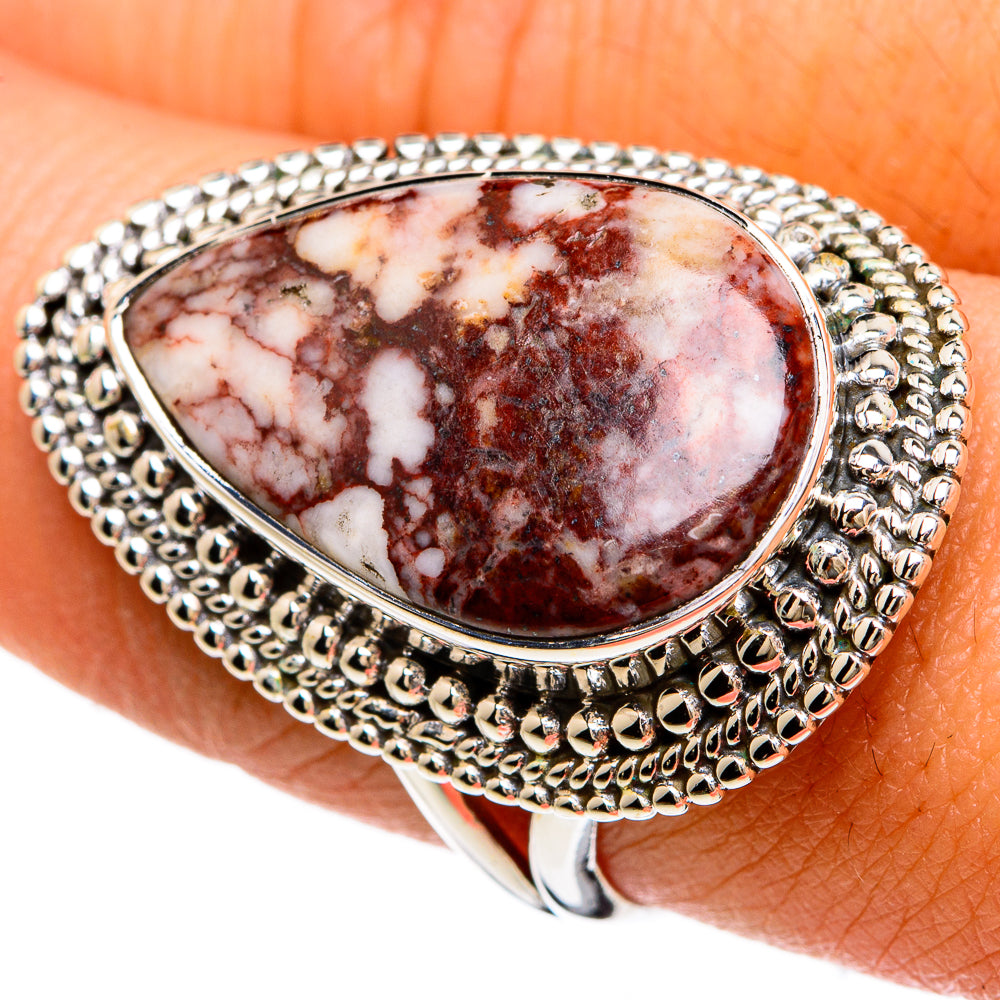 Wild Horse Jasper Rings handcrafted by Anasilvercos - RING81746