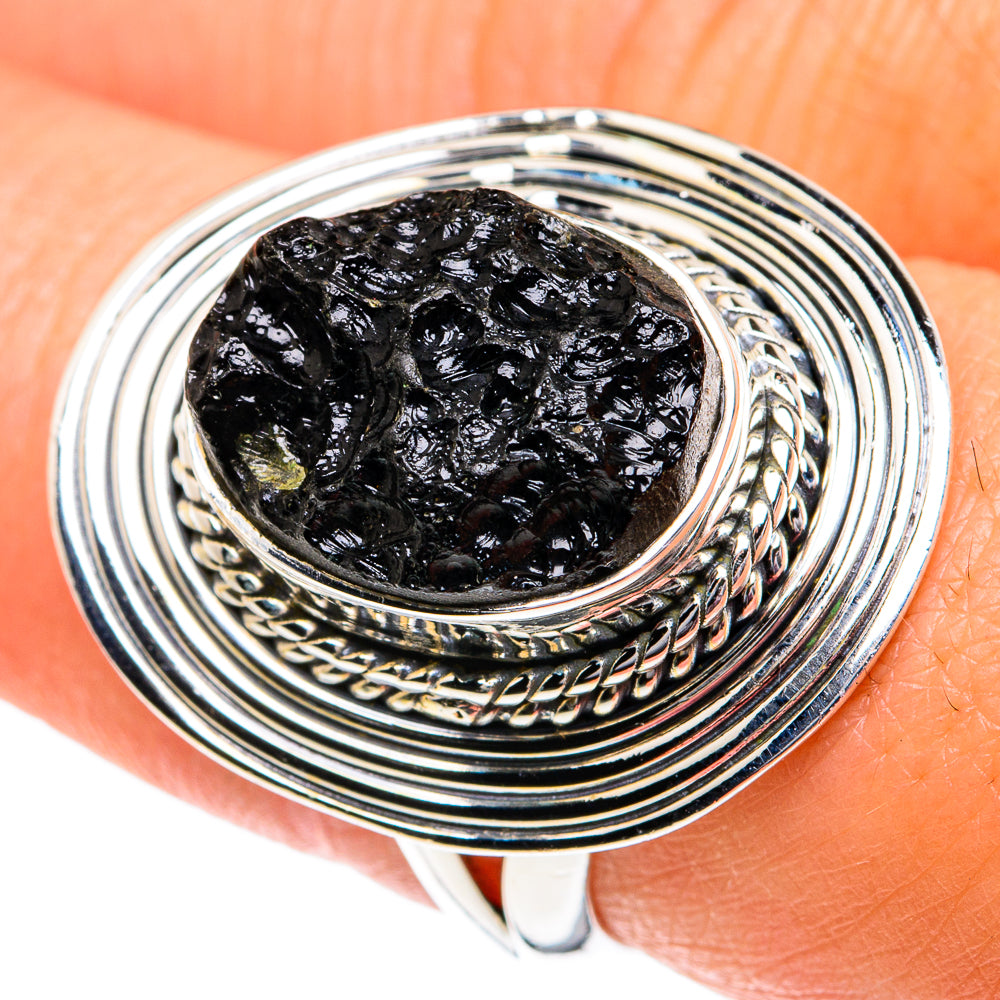 Tektite Rings handcrafted by Anasilvercos - RING81832