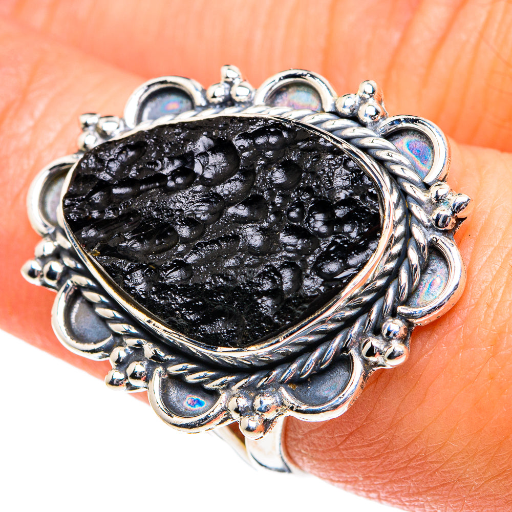Tektite Rings handcrafted by Anasilvercos - RING81833