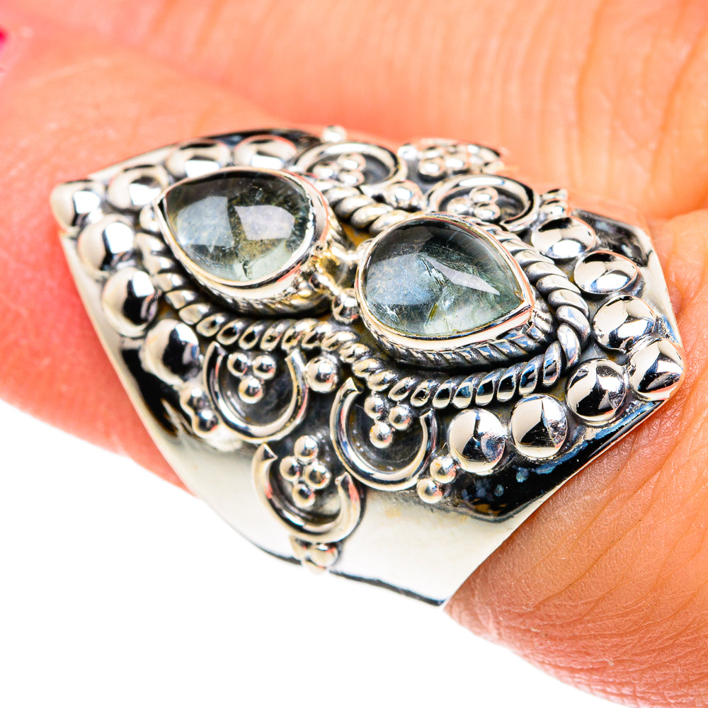 Aquamarine Rings handcrafted by Anasilvercos - RING81849