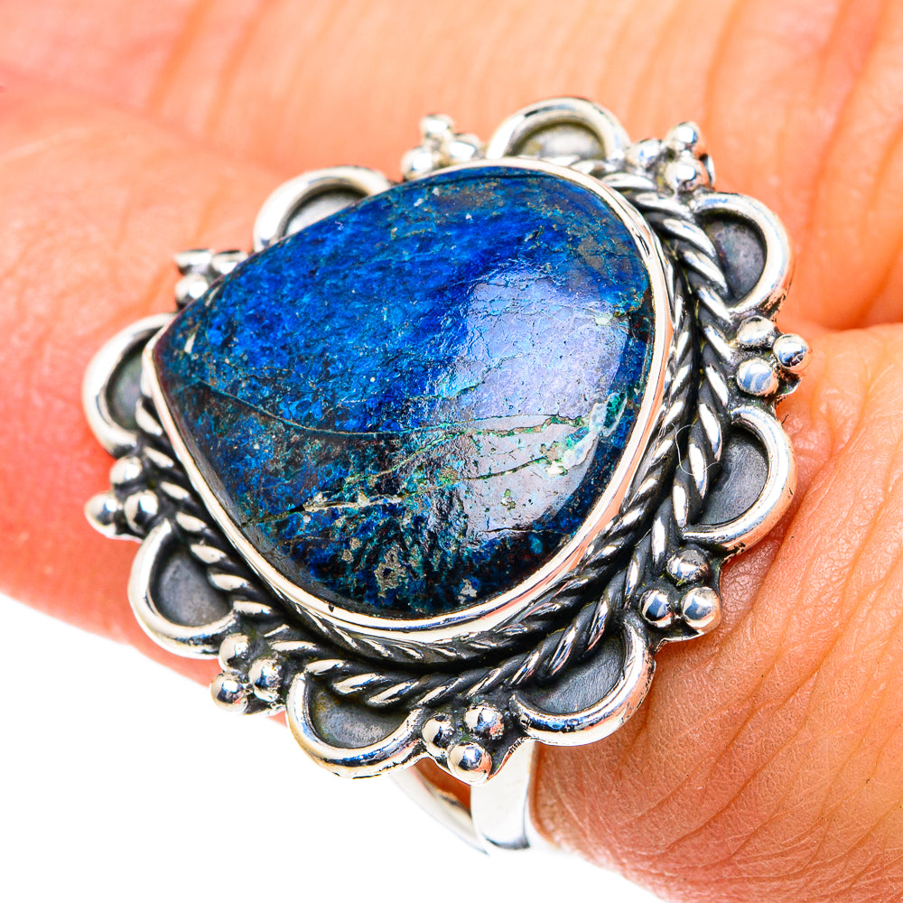 Chrysocolla Rings handcrafted by Anasilvercos - RING81885