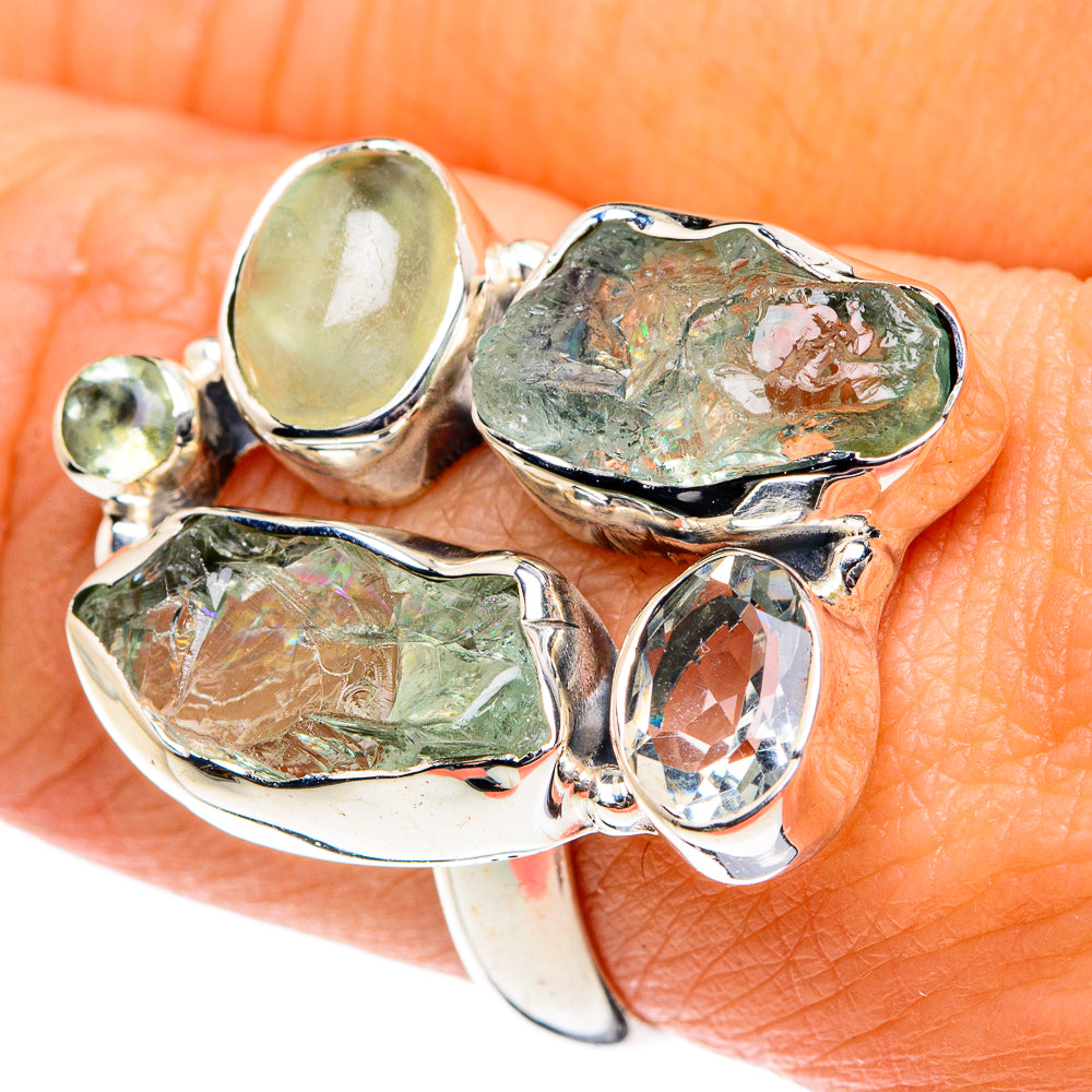 Aquamarine Rings handcrafted by Anasilvercos - RING81886