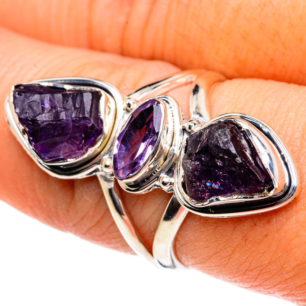 Amethyst Rings handcrafted by Anasilvercos - RING81900
