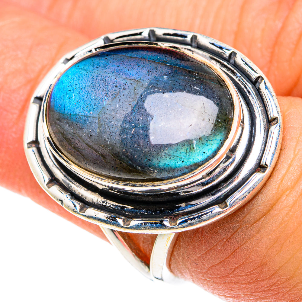 Labradorite Rings handcrafted by Anasilvercos - RING81915