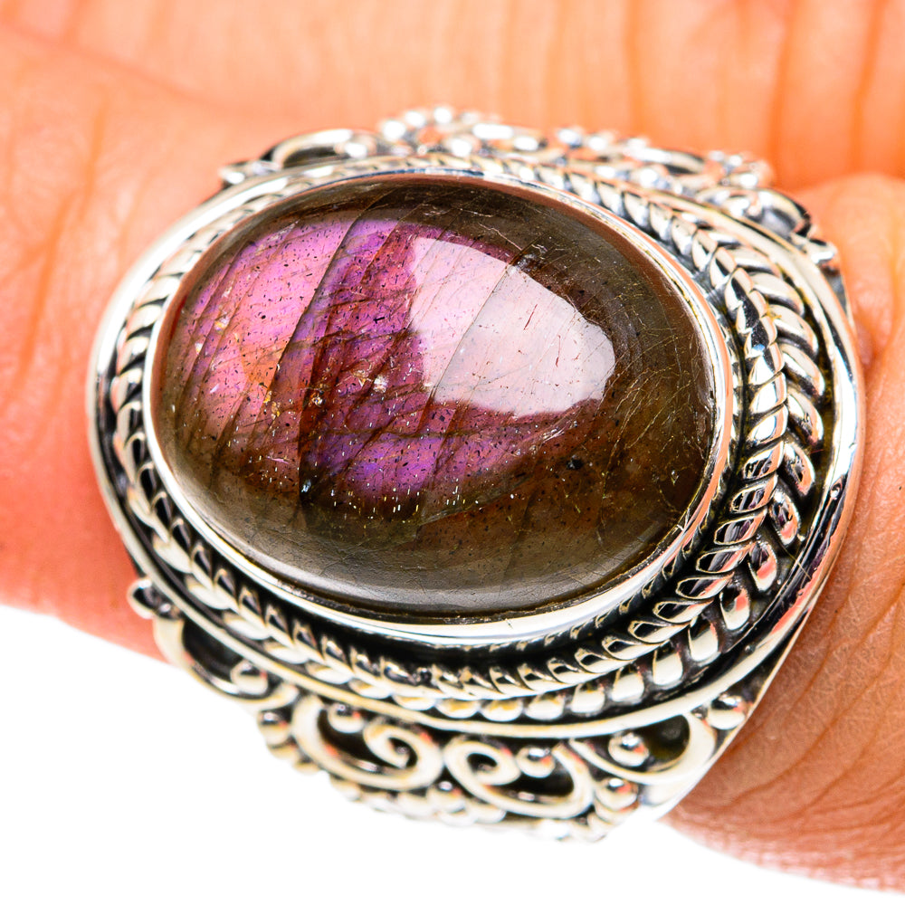 Labradorite Rings handcrafted by Anasilvercos - RING81930