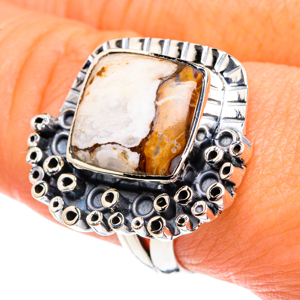 Wild Horse Jasper Rings handcrafted by Anasilvercos - RING81956