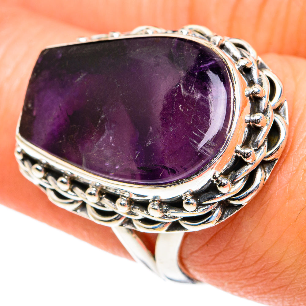 Amethyst Rings handcrafted by Anasilvercos - RING81964