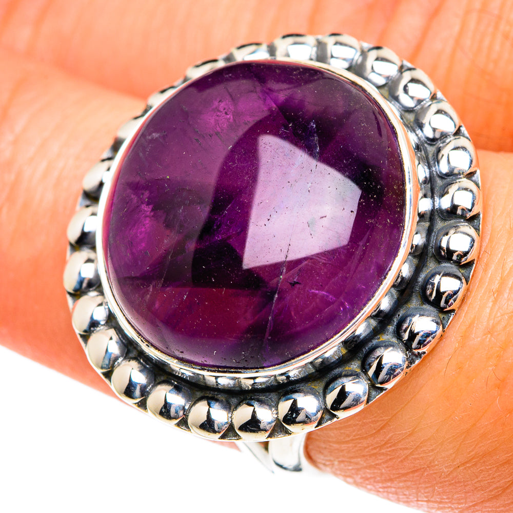 Amethyst Rings handcrafted by Anasilvercos - RING81968