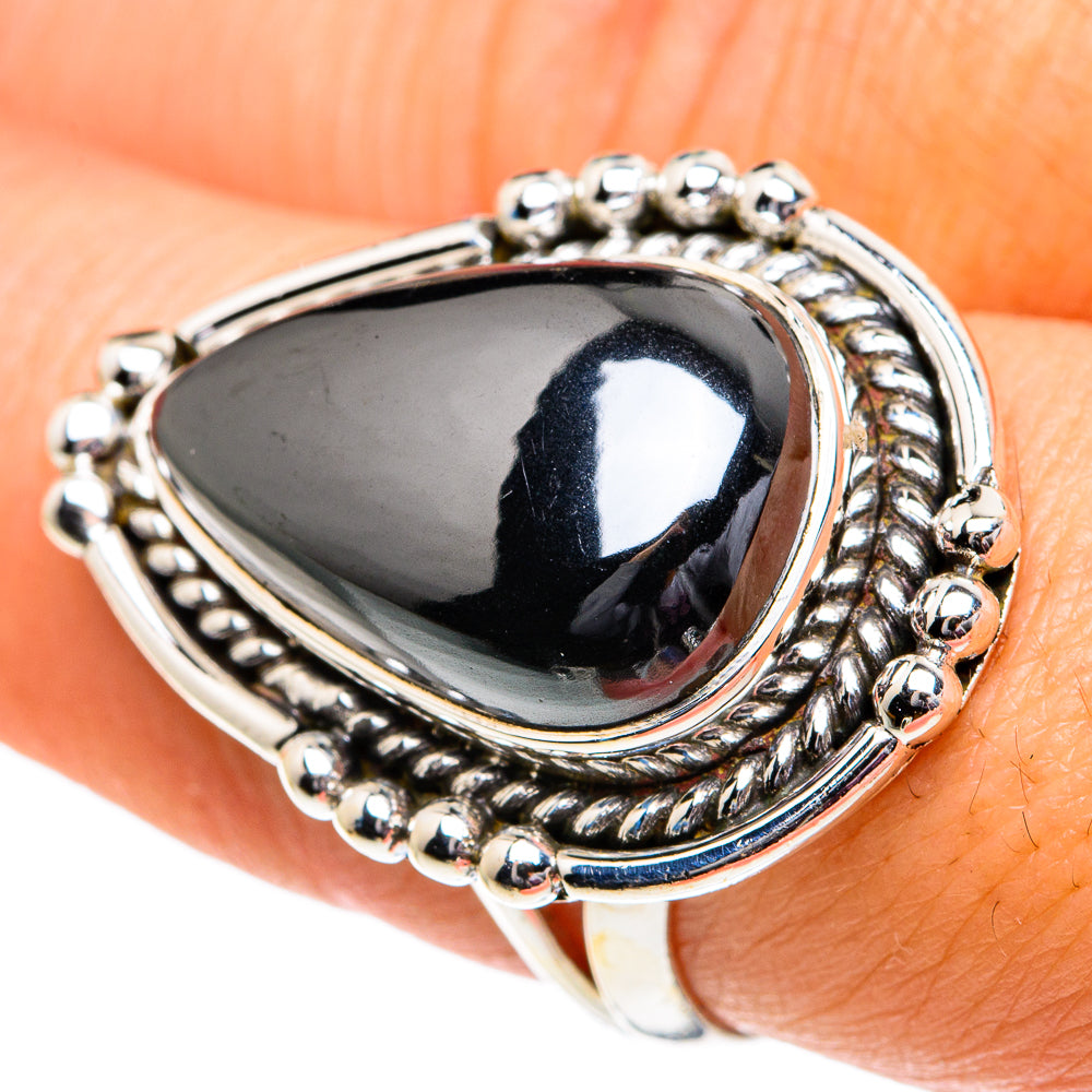 Hematite Rings handcrafted by Anasilvercos - RING81981
