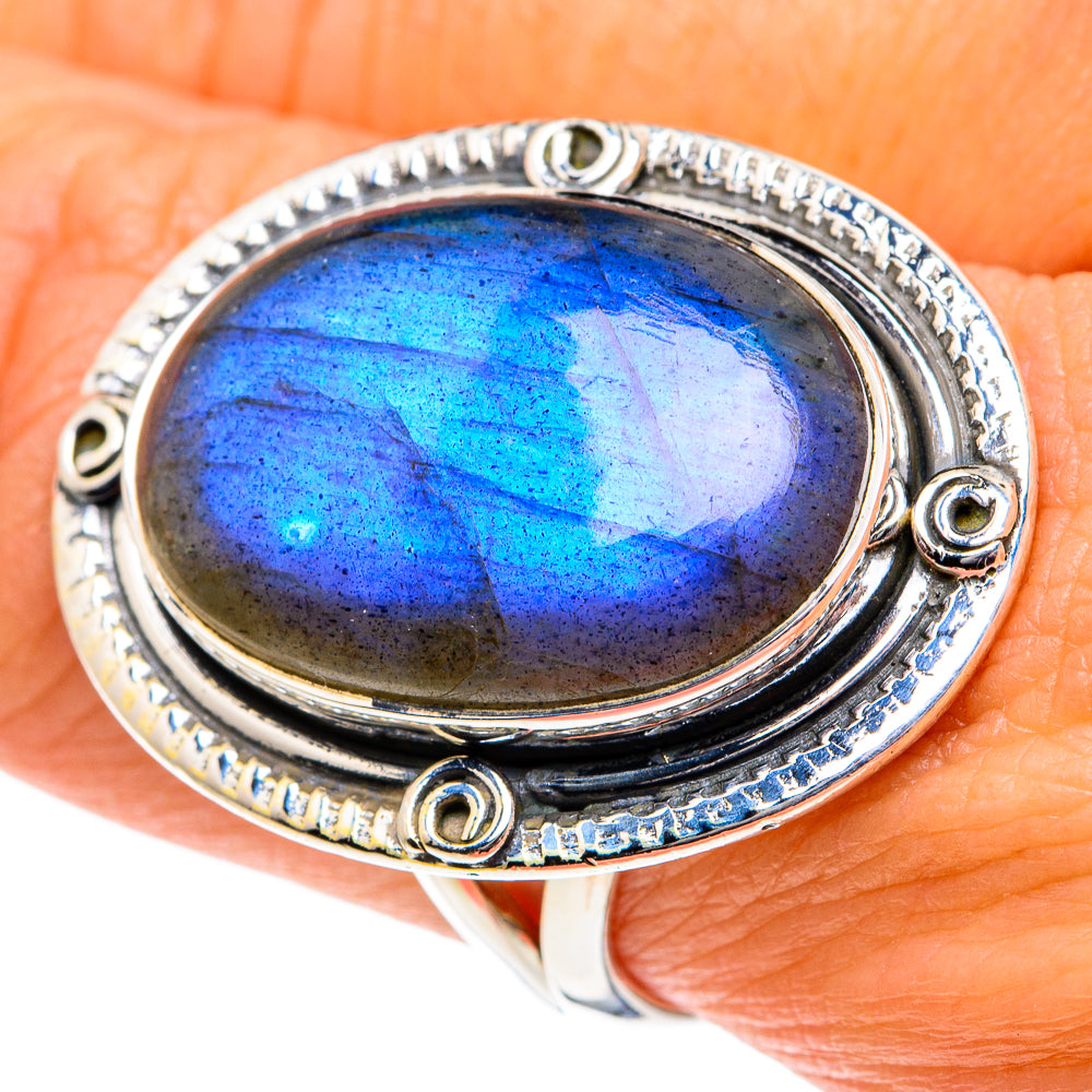 Labradorite Rings handcrafted by Anasilvercos - RING81990