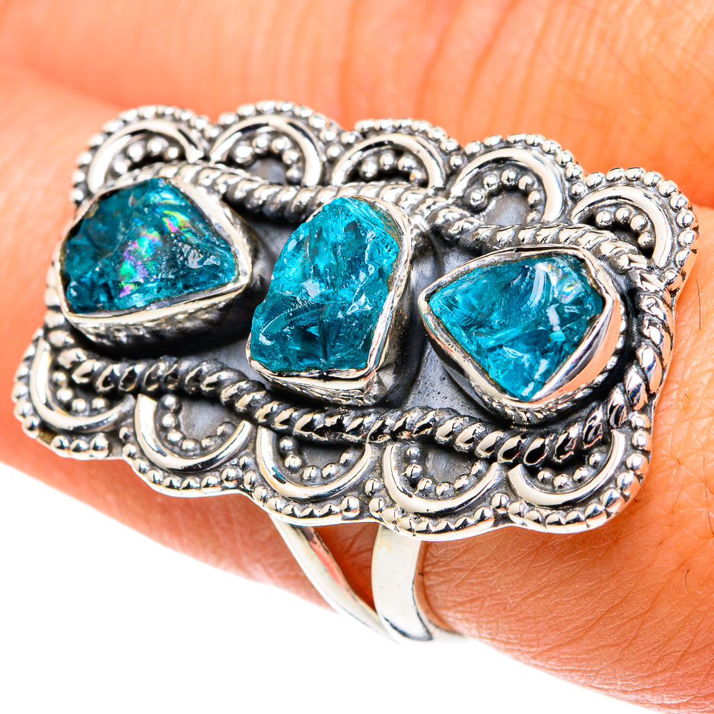 Apatite Rings handcrafted by Anasilvercos - RING81995