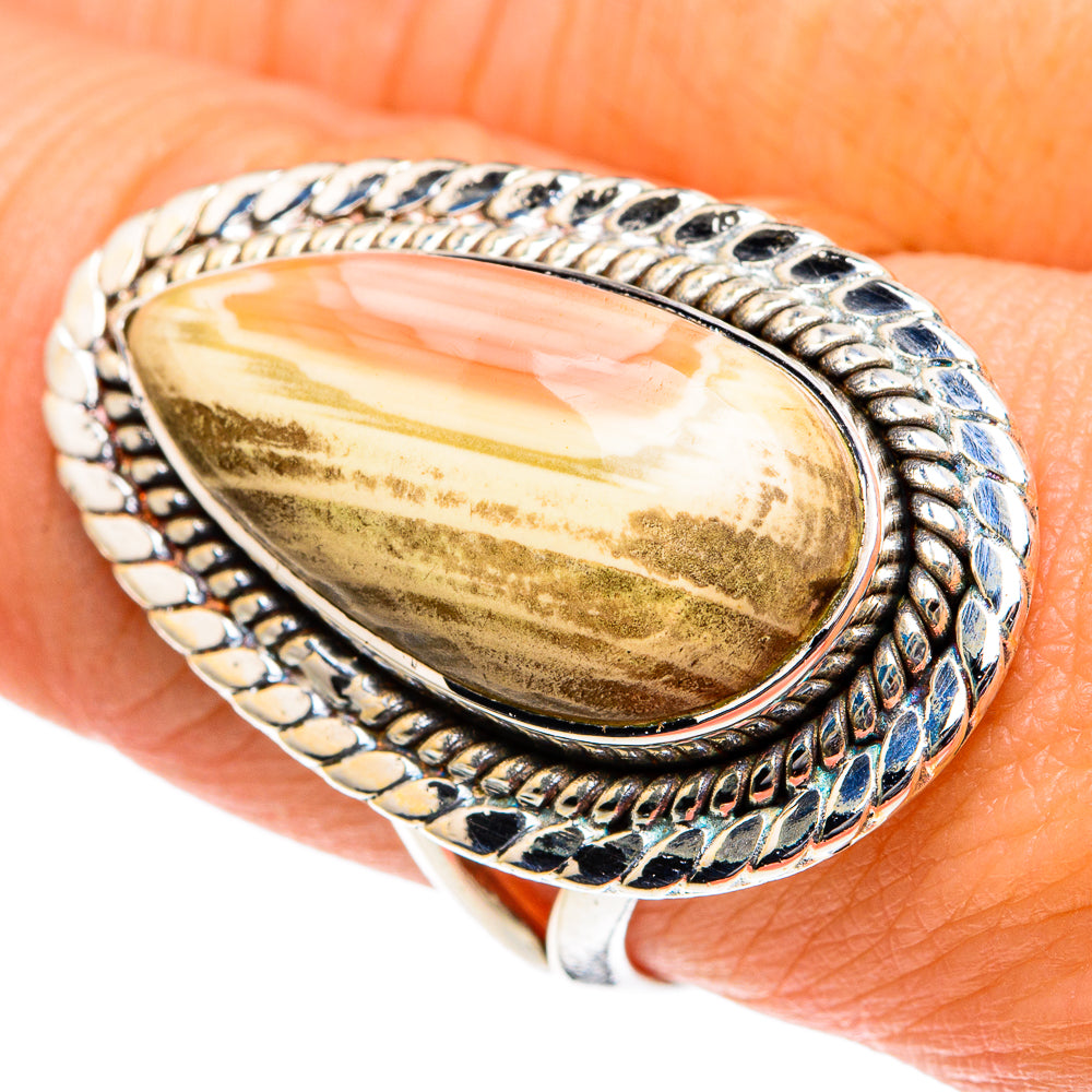 Willow Creek Jasper Rings handcrafted by Anasilvercos - RING82009