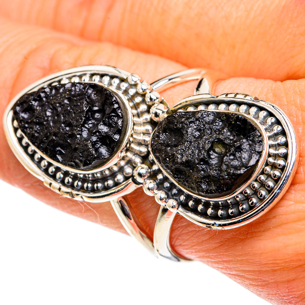 Tektite Rings handcrafted by Anasilvercos - RING82018