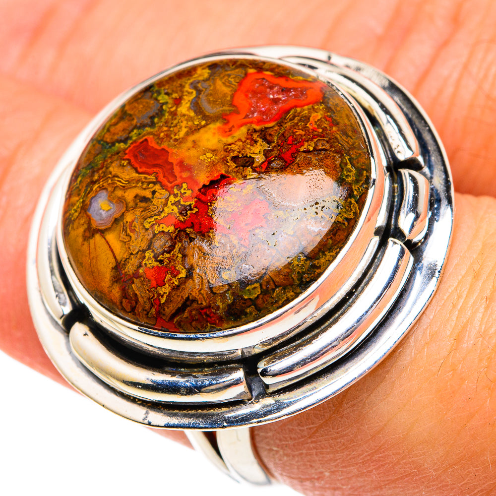 Moroccan Agate Rings handcrafted by Anasilvercos - RING82041