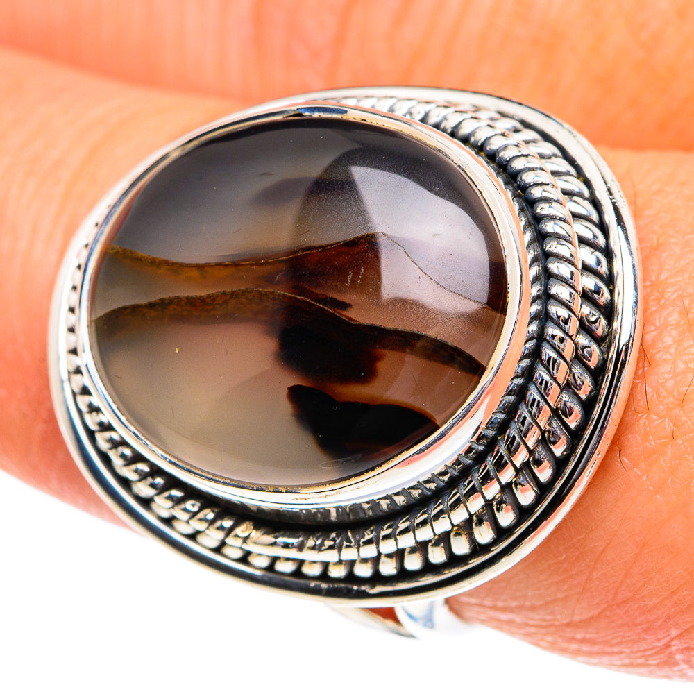 Montana Agate Rings handcrafted by Anasilvercos - RING82042
