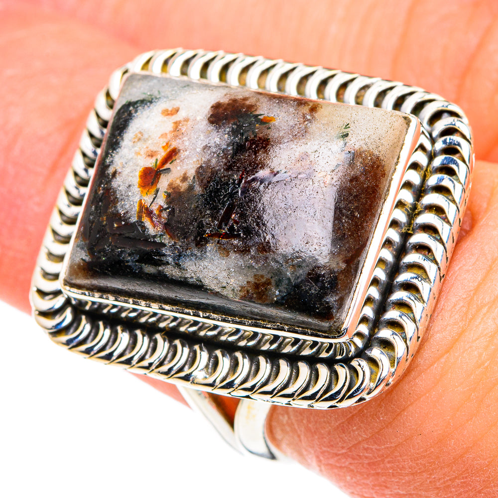 Astrophyllite Rings handcrafted by Anasilvercos - RING82084