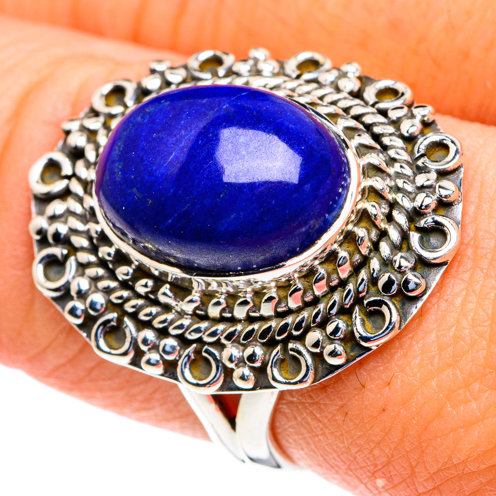 Lapis Lazuli Rings handcrafted by Anasilvercos - RING82111