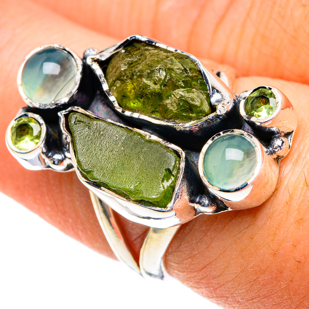 Peridot Rings handcrafted by Anasilvercos - RING82120