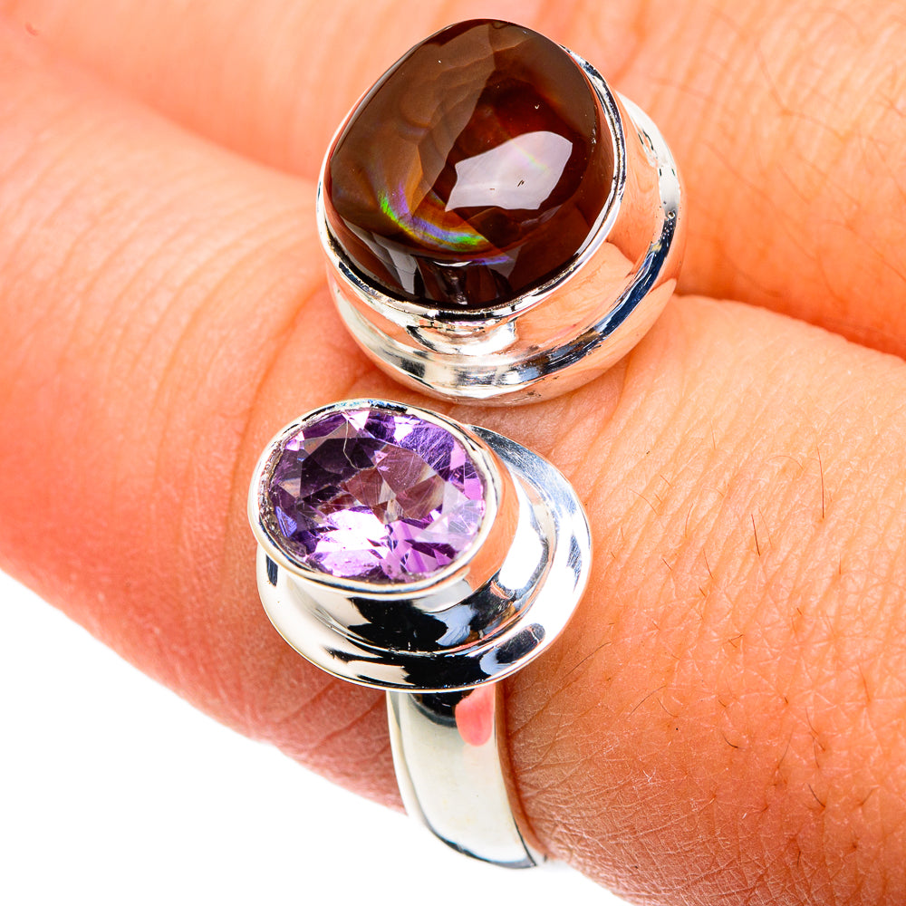 Mexican Fire Agate Rings handcrafted by Anasilvercos - RING82121