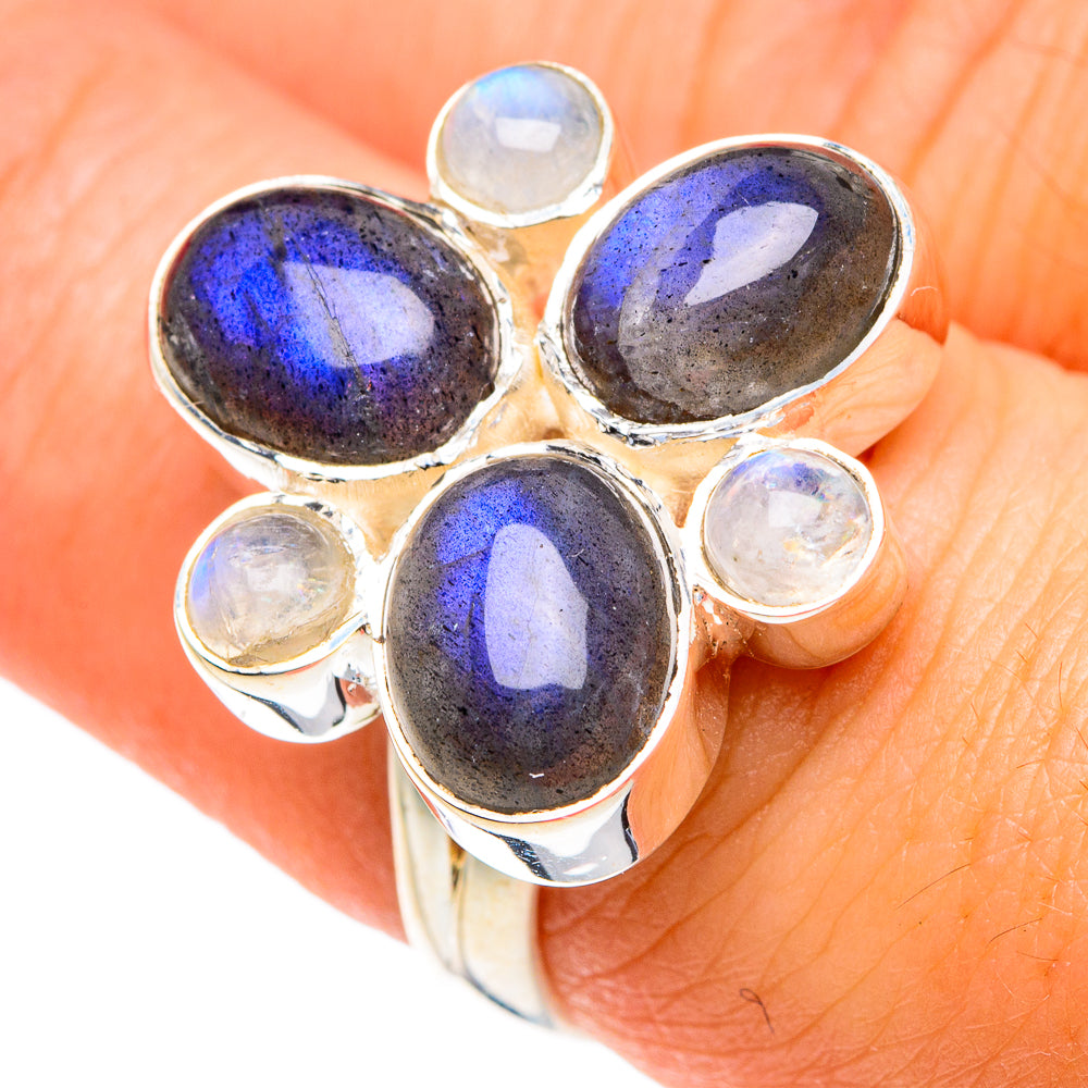 Labradorite Rings handcrafted by Anasilvercos - RING82143