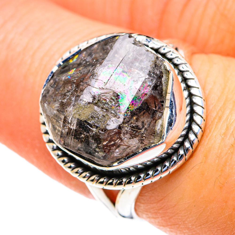 Herkimer Diamond Rings handcrafted by Anasilvercos - RING82169