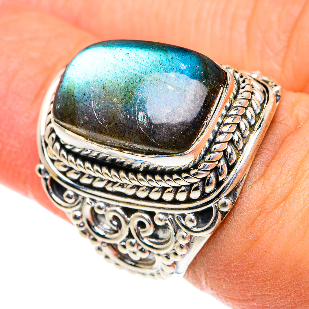 Labradorite Rings handcrafted by Anasilvercos - RING82181