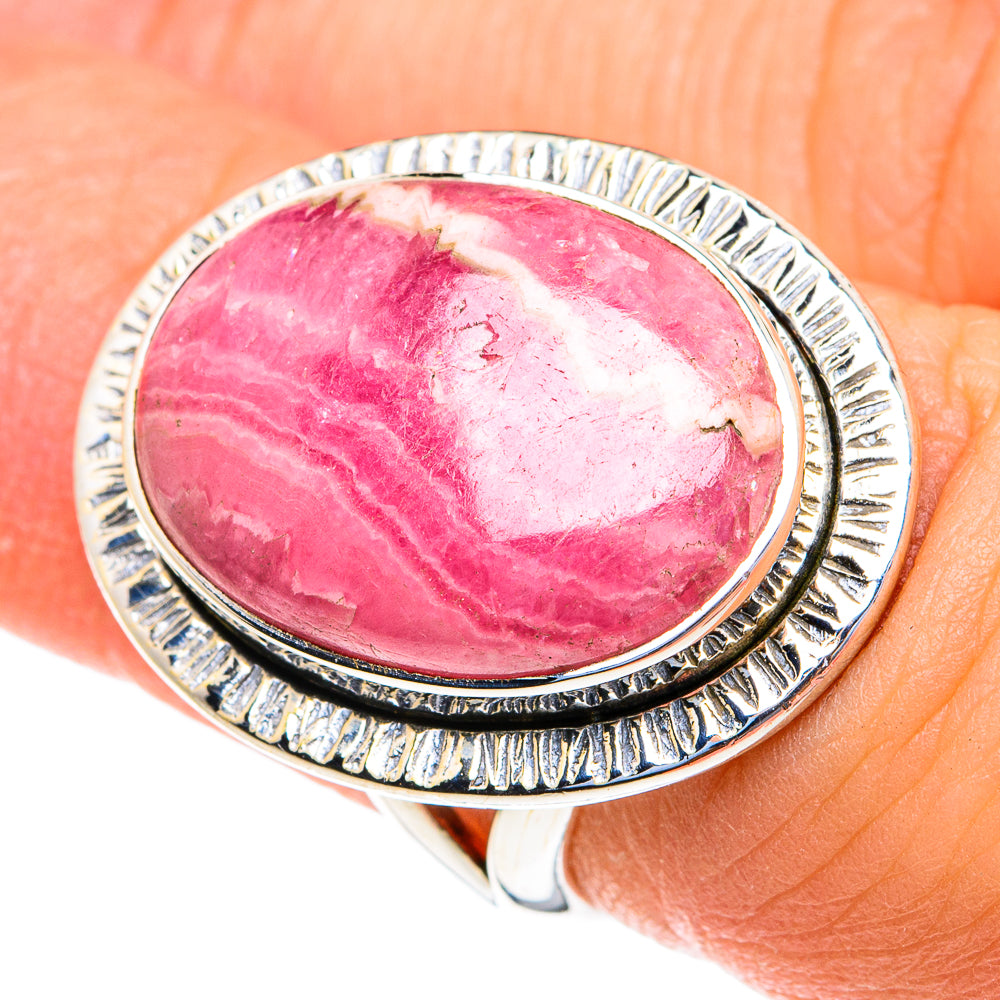 Rhodochrosite Rings handcrafted by Anasilvercos - RING82213