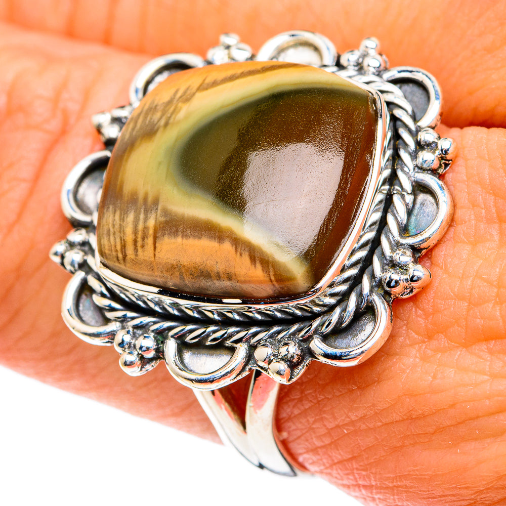 Willow Creek Jasper Rings handcrafted by Anasilvercos - RING82244
