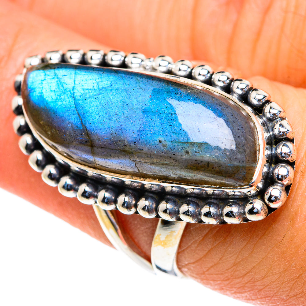 Labradorite Rings handcrafted by Anasilvercos - RING82277