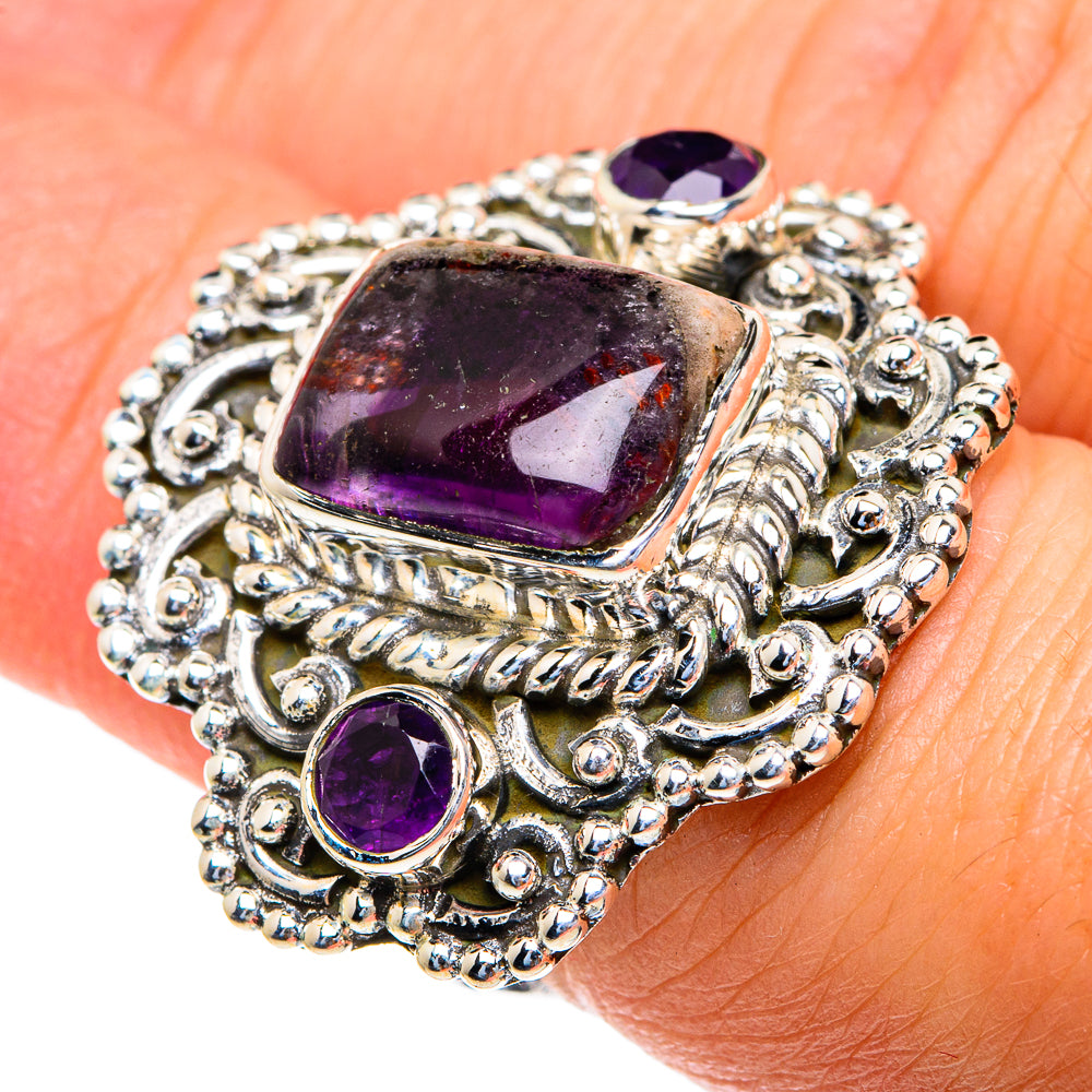 Amethyst Rings handcrafted by Anasilvercos - RING82297