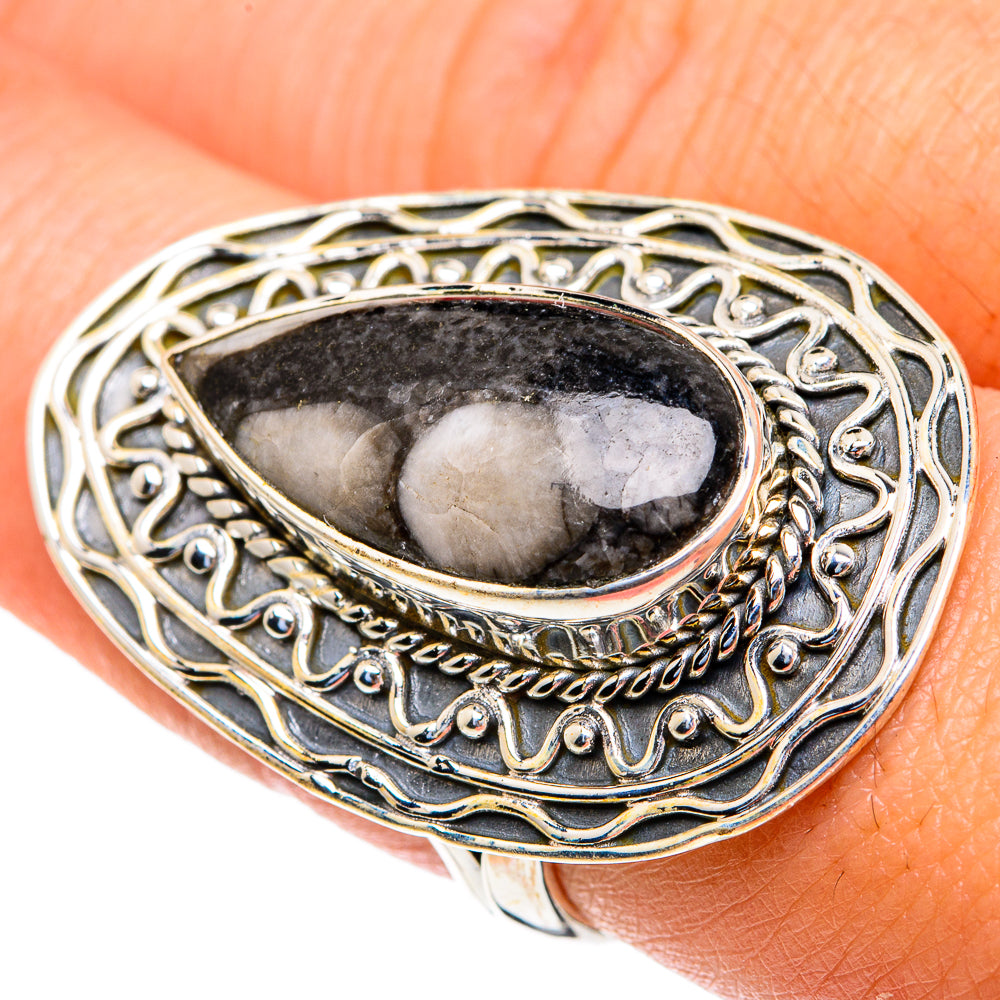 Peanut Wood Jasper Rings handcrafted by Anasilvercos - RING82344