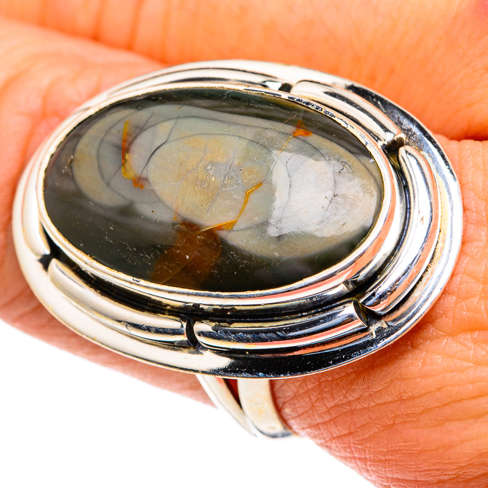 Willow Creek Jasper Rings handcrafted by Anasilvercos - RING82365