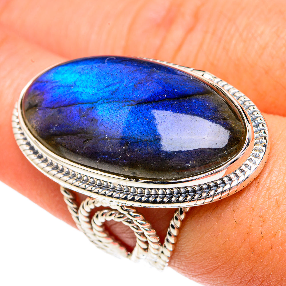 Labradorite Rings handcrafted by Anasilvercos - RING82396