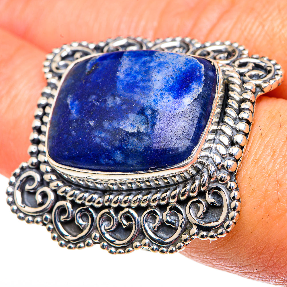 Sodalite Rings handcrafted by Anasilvercos - RING82514
