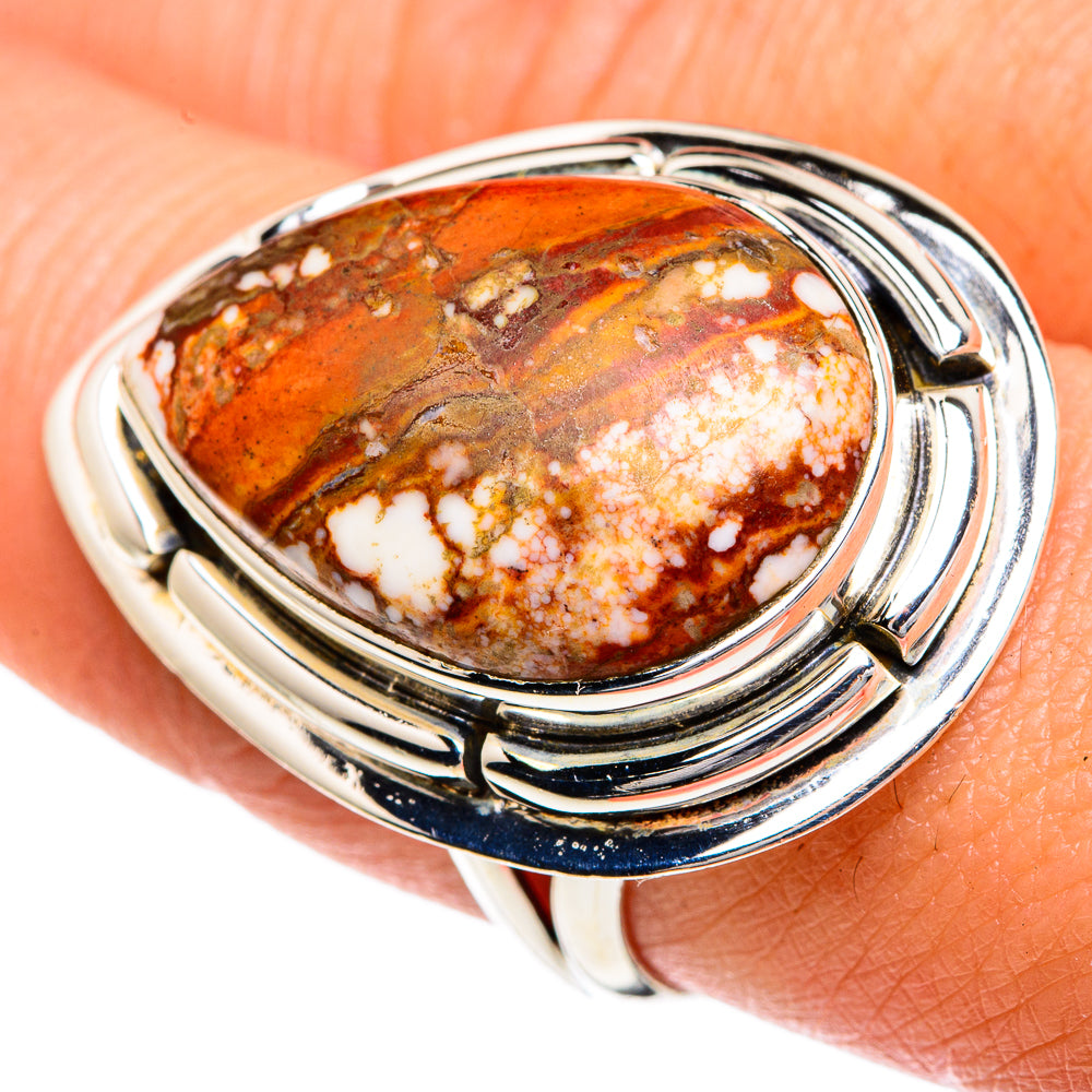 Wild Horse Jasper Rings handcrafted by Anasilvercos - RING82520