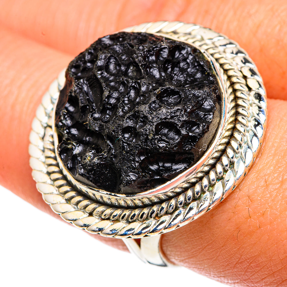Tektite Rings handcrafted by Anasilvercos - RING82527