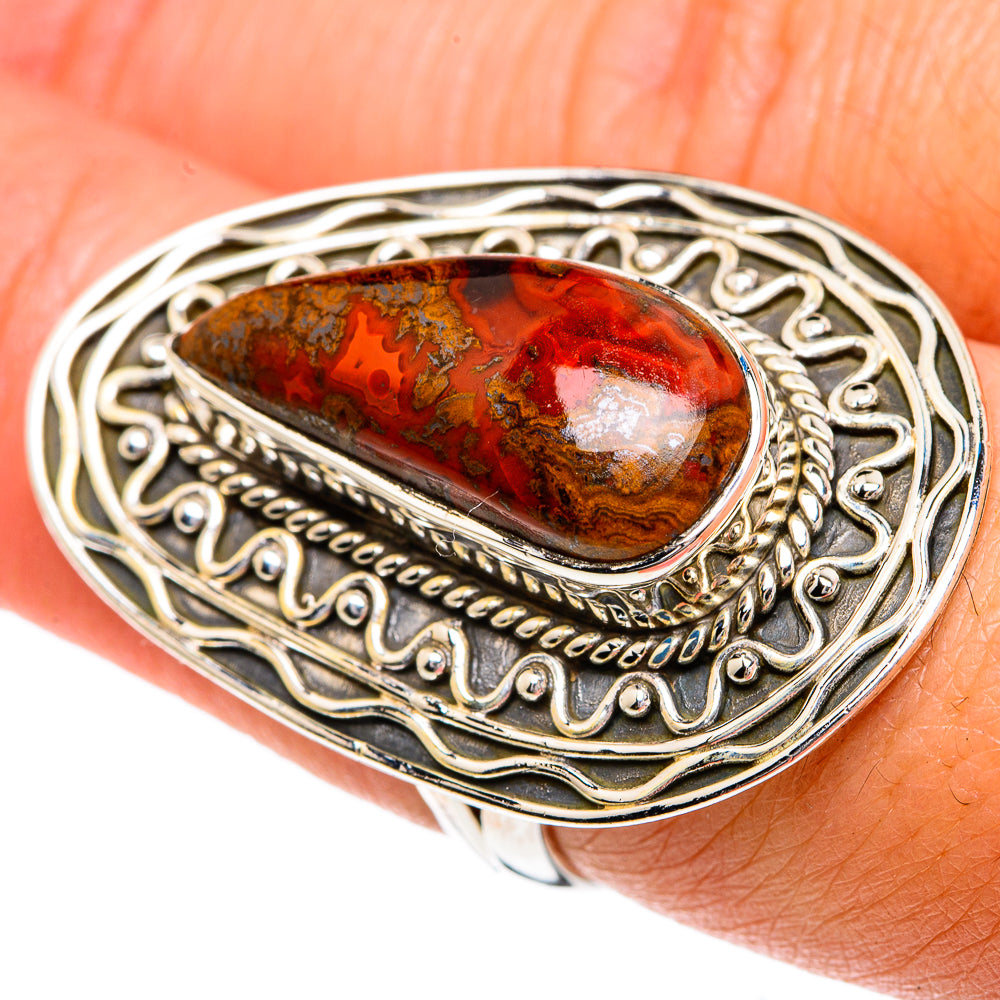 Moroccan Agate Rings handcrafted by Anasilvercos - RING82580