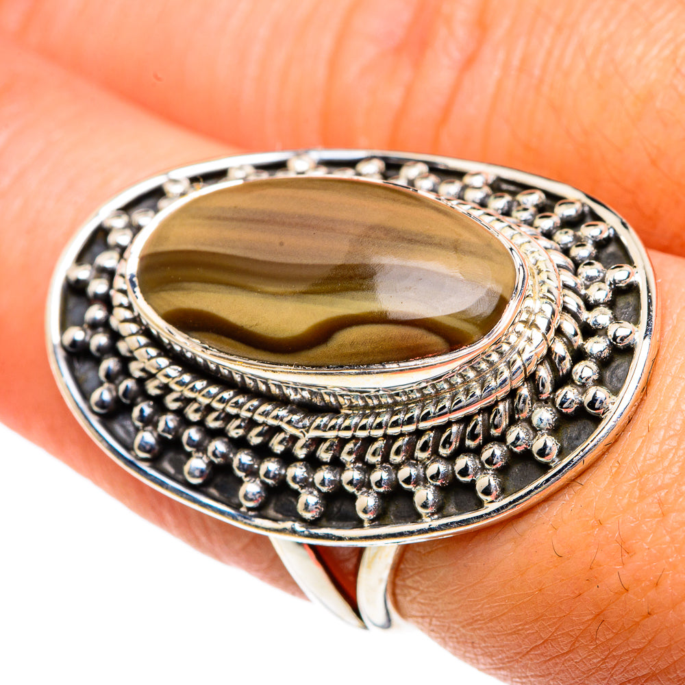 Willow Creek Jasper Rings handcrafted by Anasilvercos - RING82587