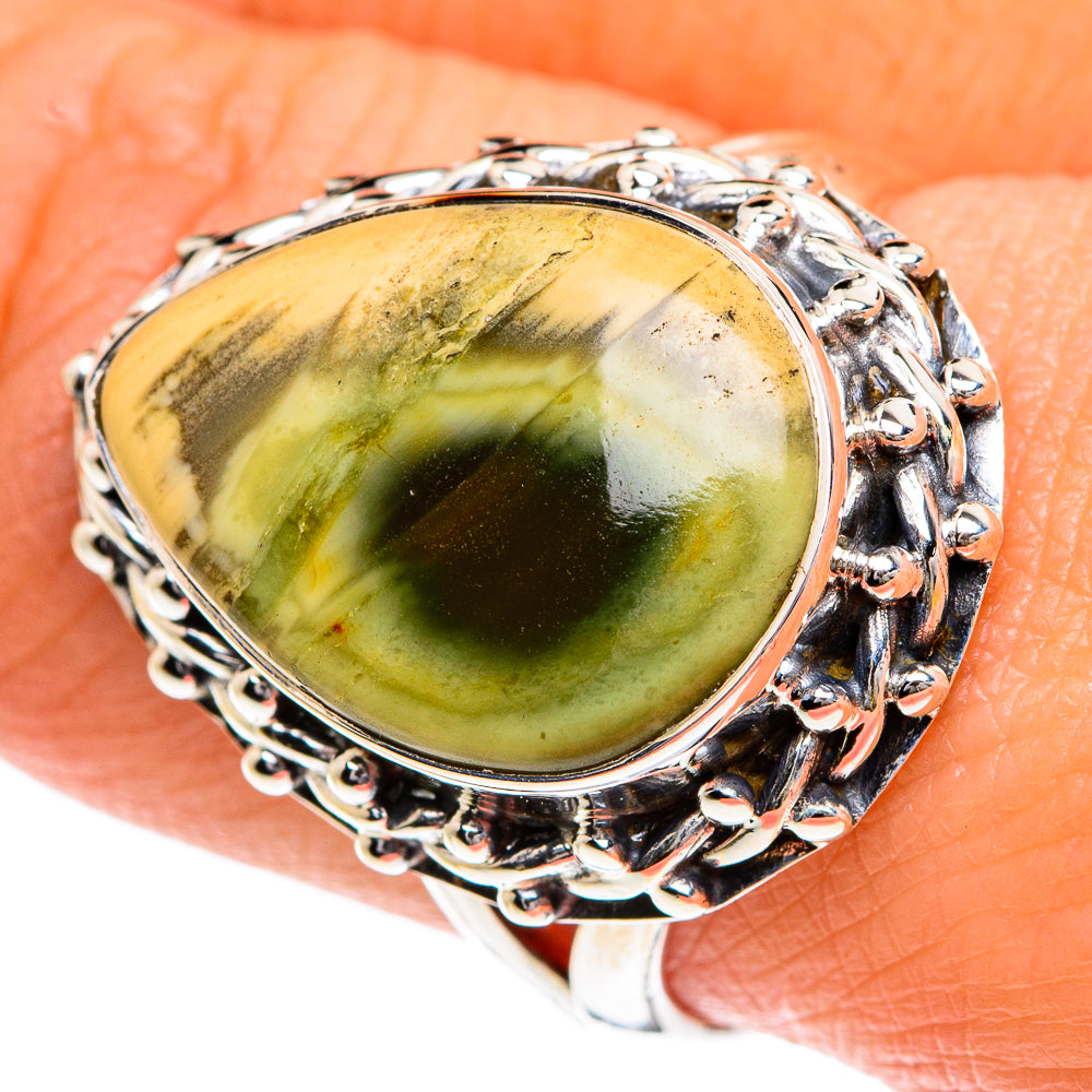 Willow Creek Jasper Rings handcrafted by Anasilvercos - RING82615